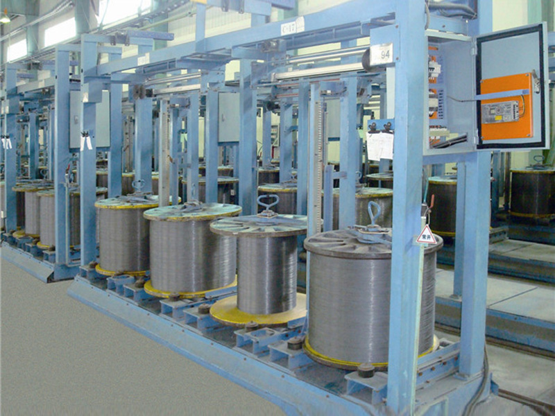 FB Electroplating receiving and discharging line unit